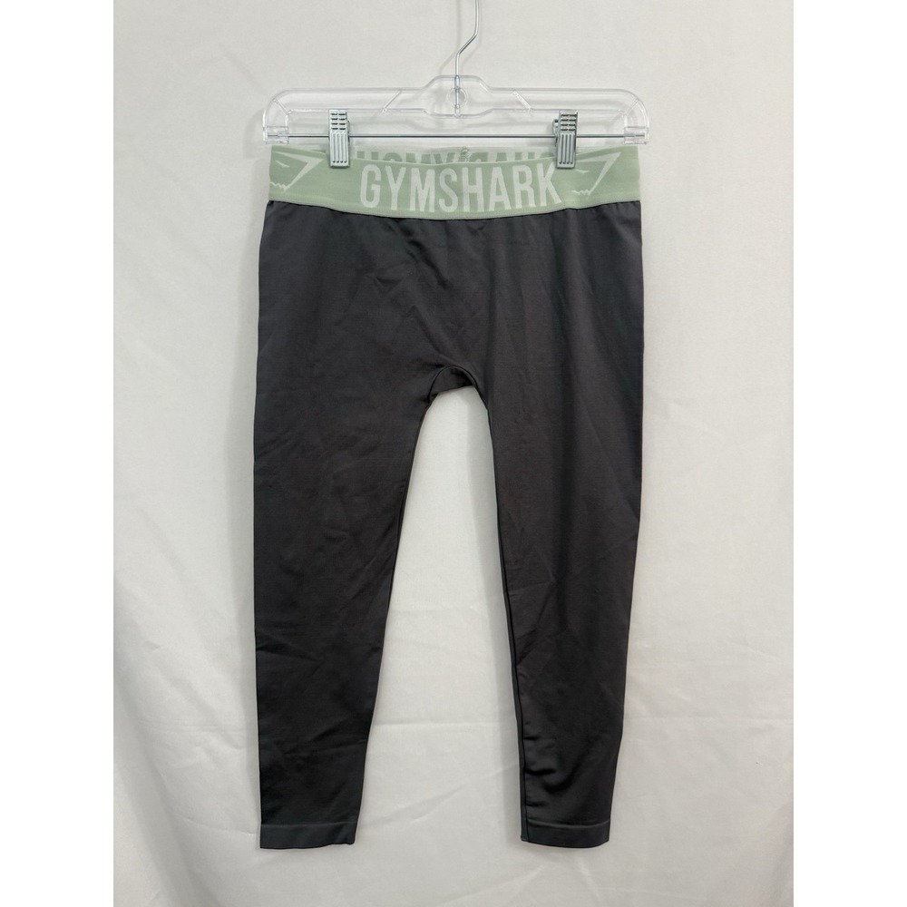 NWT Gymshark Cropped Leggings‎ Charcoal Womens Size S